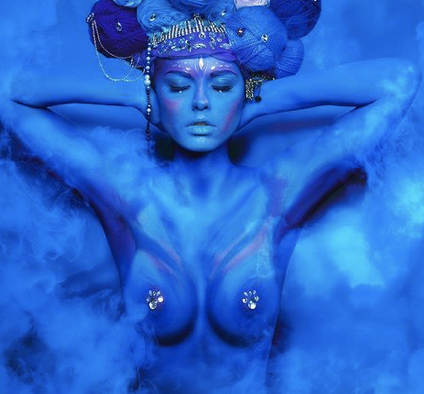 blue goddess